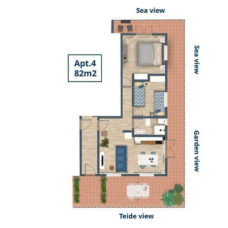 Sea View Avocado Days Appartement